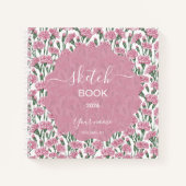 Carnet Œillet Rose (Devant)
