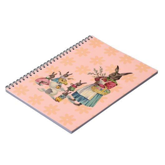 Carnet Oeufs de lapin de Pâques (Côté gauche)