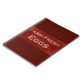 Carnet Oeufs frais de ferme (Côté gauche)