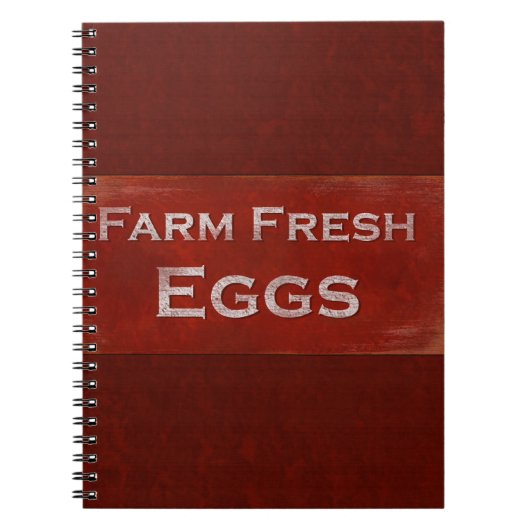 Carnet Oeufs frais de ferme (Devant)