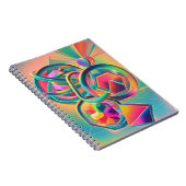 Carnet OEuvre abstraite colorée et fantaisiste (Côté Droit)