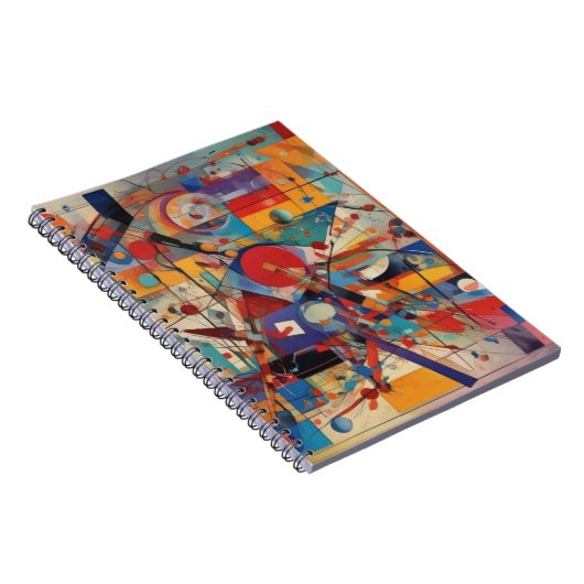 Carnet Oeuvre Abstraite moderne (Côté Droit)