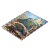 Carnet OEuvre d'art Claude Monet - Le Château de Dolceacq (Côté gauche)