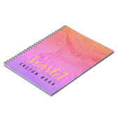Carnet Oeuvre d'art simple et moderne (Côté gauche)