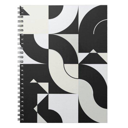 Carnet OEuvre de composition Bauhaus réalisée avec l'ele  (Devant)