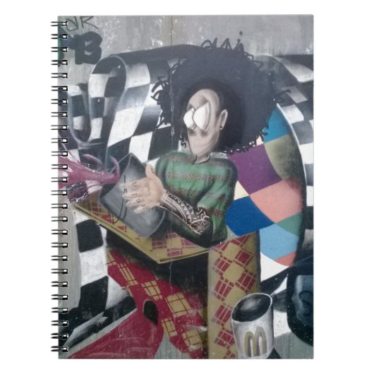 Carnet Oeuvre de graffiti Abstraite (Devant)