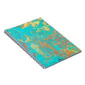 Carnet OEuvre d'or en marbre peint en brosse sèche. ABSTR (Côté Droit)