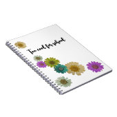 Carnet OEuvre florale colorée (Côté Droit)