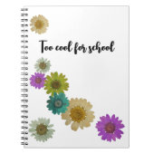 Carnet OEuvre florale colorée (Devant)