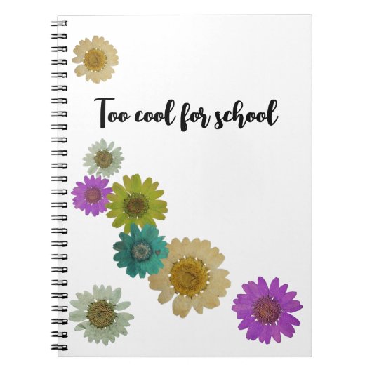 Carnet OEuvre florale colorée (Devant)