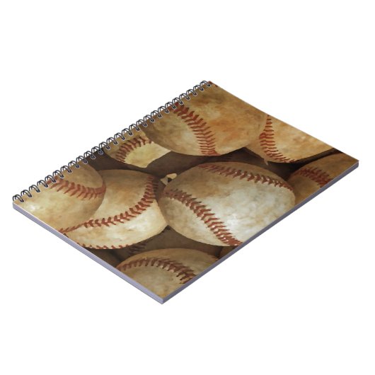 Carnet Oeuvre tendance de baseball (Côté gauche)