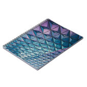 Carnet oeuvres d'art turquoise et rose (Côté gauche)