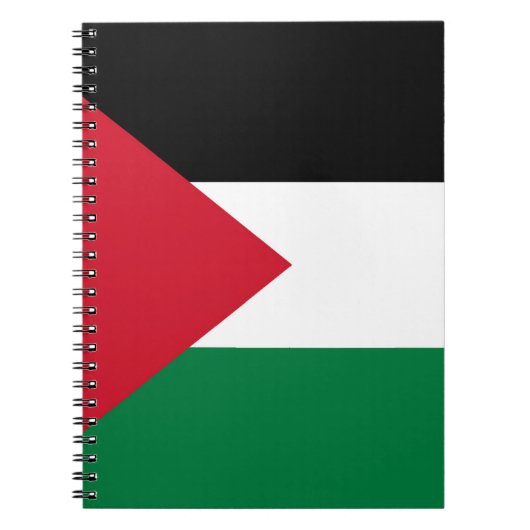 Carnet officiellement l'État de Palestine drapeau du pays (Devant)