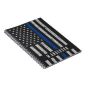 Carnet Officier de police de ligne mince (Côté Droit)