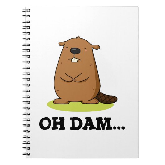 Carnet Oh Barrage de Rire Pun de Castor (Devant)
