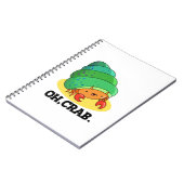Carnet Oh Crabe Phrase drôle de Crabe Pun (Côté gauche)