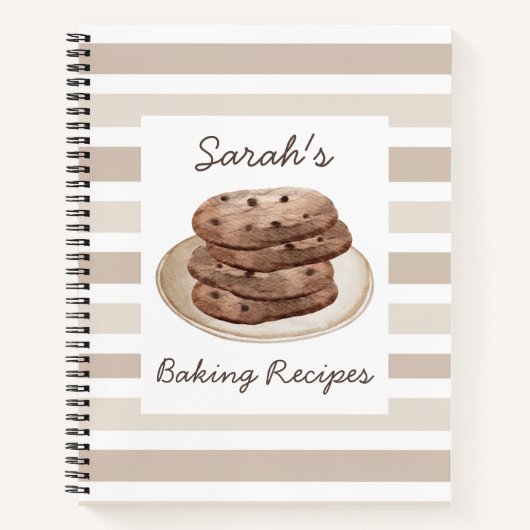 Carnet Oh doux | Recette de cuisson de dessert de cookie (Devant)
