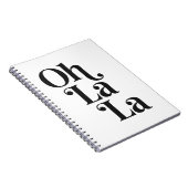 Carnet Oh la la (Côté Droit)