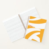 Carnet Oh, les endroits où vous irez ! Tourbillons orange (Intérieur)