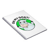 Carnet Oh Ma Chèvre Blague Animale Drôle (Côté Droit)