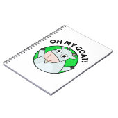 Carnet Oh Ma Chèvre Blague Animale Drôle (Côté gauche)
