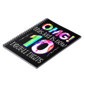 Carnet Oh mon Dieu ! Cet Enfant Est Maintenant 10 Double  (Côté gauche)