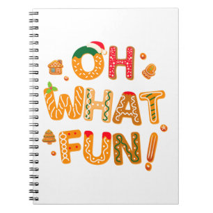 Carnet Oh What Fun Christmas Gingerbread Cookies