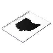 Carnet Ohio en noir et blanc (Côté gauche)