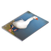 Carnet Oie blanche sur l'herbe (Côté gauche)