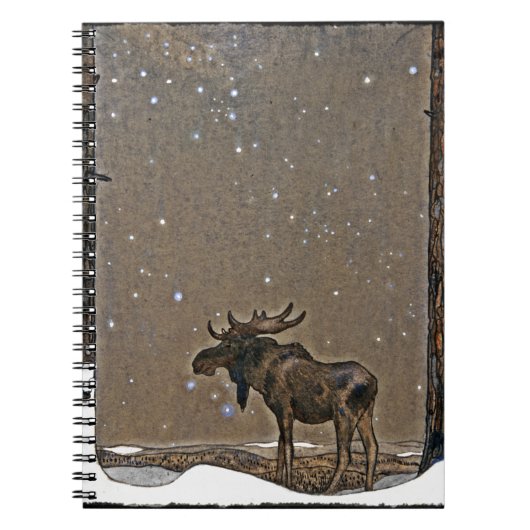 Carnet Oie dans la neige (Devant)