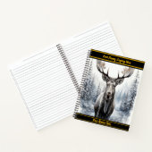 Carnet Oie dans une forêt enneigée (Intérieur)