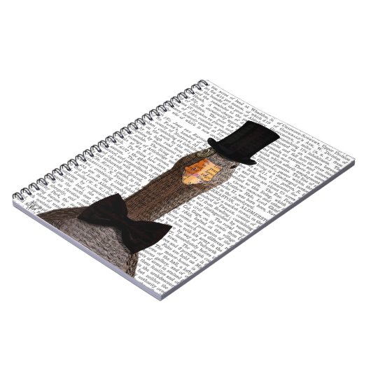 Carnet Oie distinguée 2 (Côté gauche)