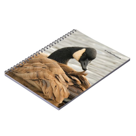 Carnet Oie du Canada sur le lac (Côté gauche)