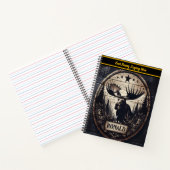 Carnet Oie en bois avec détails d'art en bois (Intérieur)