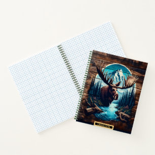 Carnet Oie majestueuse dans une nature sereine au bord d'