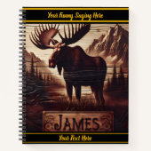 Carnet Oie majestueuse debout fièrement dans le désert (Devant)