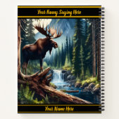 Carnet Oie par un ruisseau calme à l'aube (Dos)