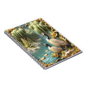 Carnet Oies du Canada au milieu des saules qui pleuvent (Côté Droit)