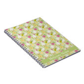 Carnet Oies mignonnes Aux Fleurs Dessinées À La Main - Gr (Côté Droit)