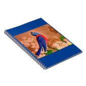 Carnet oiseau bleu du bonheur (Côté Droit)