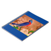 Carnet oiseau bleu du bonheur (Côté gauche)