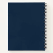 Carnet Oiseau Bleu Fleur Rose 50e Anniversaire (Dos)