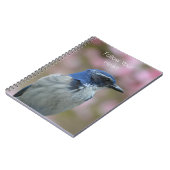 Carnet Oiseau bleu (ma photographie) (Côté gauche)