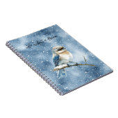 Carnet Oiseau bleu sur une branche d'arbre (Côté Droit)