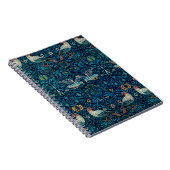 Carnet Oiseau bleu vintage par William Morris (Côté Droit)