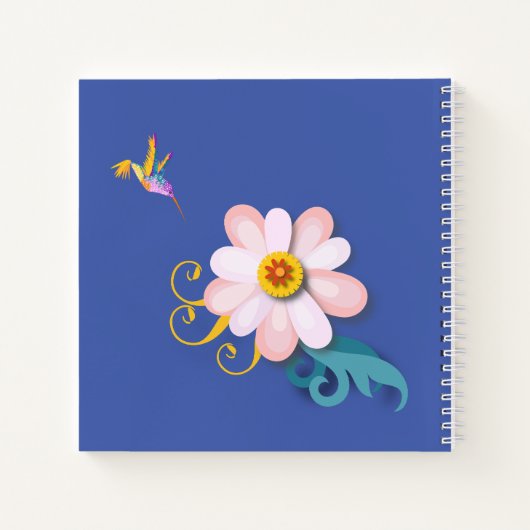 Carnet Oiseau coloré (Dos)