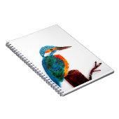 Carnet Oiseau coloré de martin-pêcheur (Côté Droit)