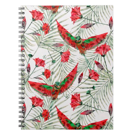 Carnet Oiseau coloré du Paradis élégant (Devant)