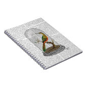 Carnet Oiseau Dans Bell Jar (Côté Droit)