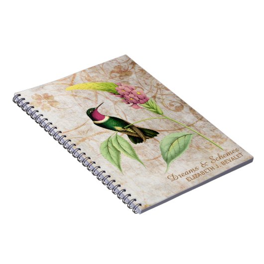 Carnet Oiseau-de-brousse à l'méthyste (Côté Droit)